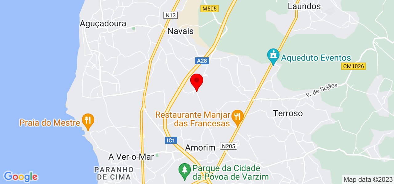 Sergio Novo - Porto - Póvoa de Varzim - Map