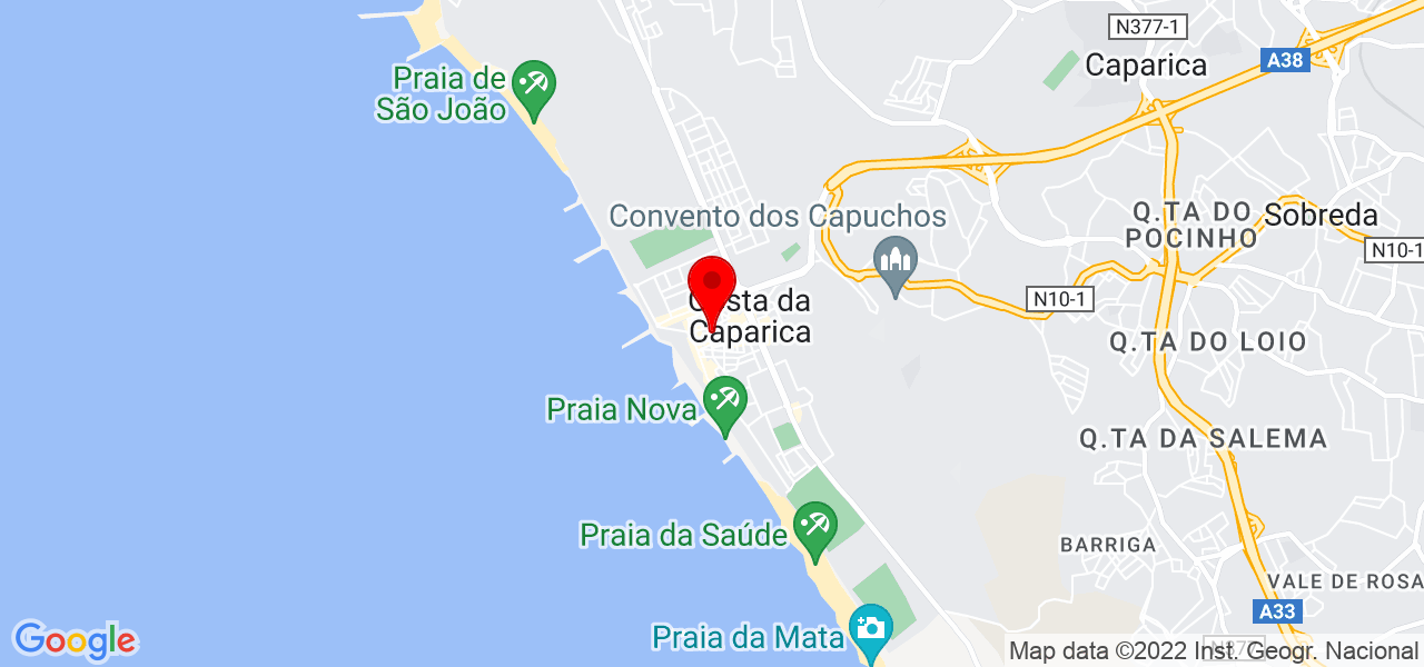 Flávio Menezes - Setúbal - Almada - Mapa