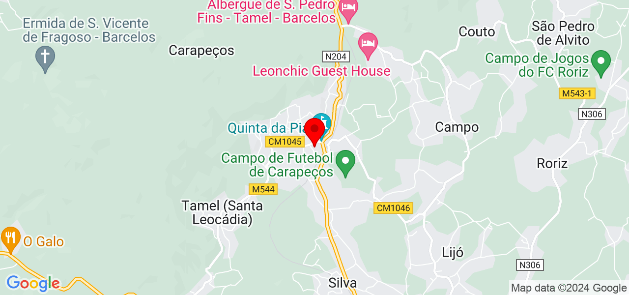 Francisco Rodrigues - Braga - Barcelos - Karte