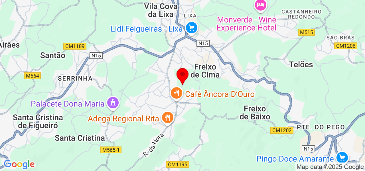 S.costa - Porto - Amarante - Mapa