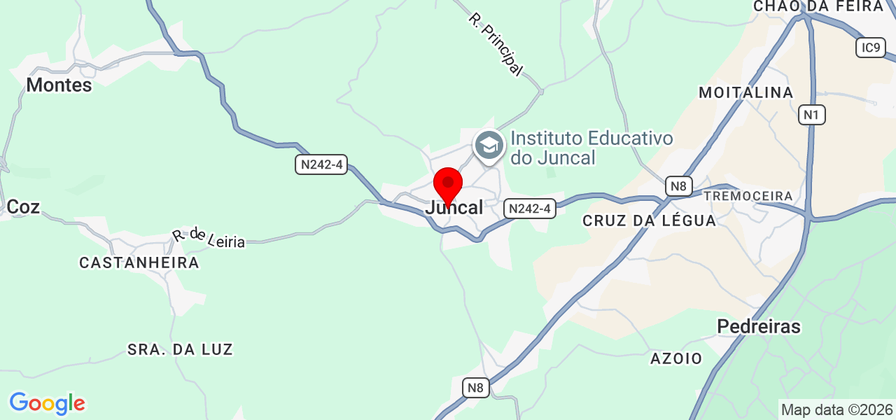 AudioPast - Leiria - Porto de Mós - Mapa