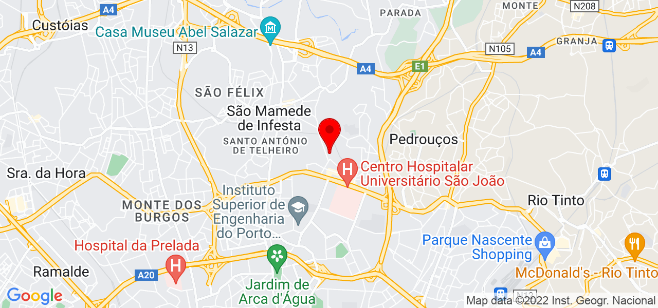Maria Eduarda Dias - Porto - Matosinhos - Mapa