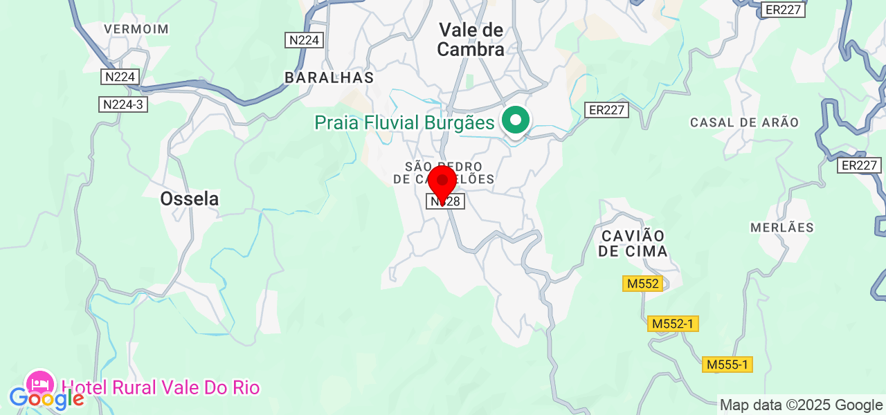 Letícia Moreira - Aveiro - Vale de Cambra - Mapa