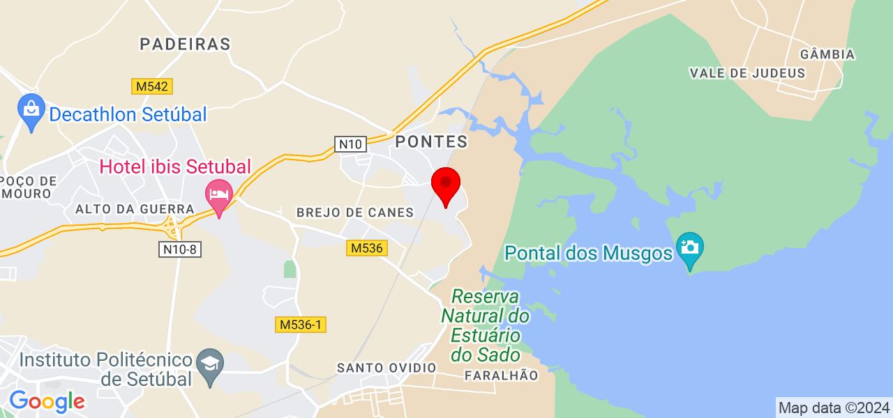 Carlos Meira - Setúbal - Setúbal - Mapa