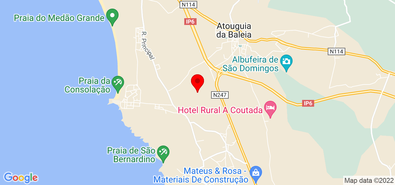 Maria Alexandra Fino - Leiria - Peniche - Mapa