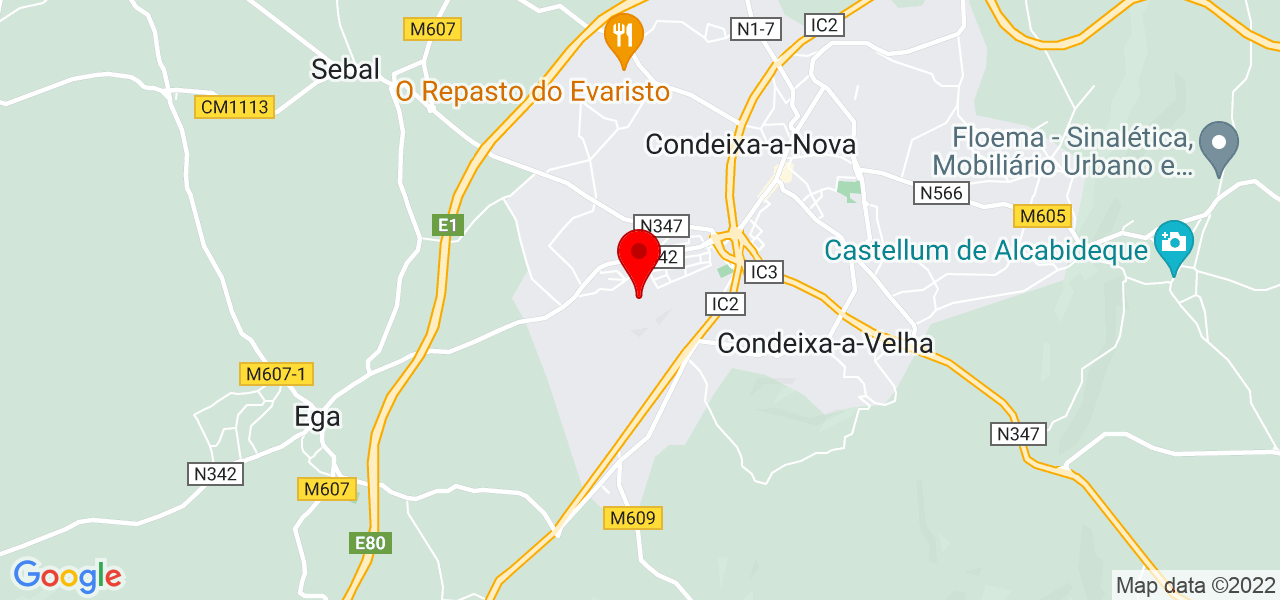Elmo Resende - Coimbra - Condeixa-a-Nova - Mapa