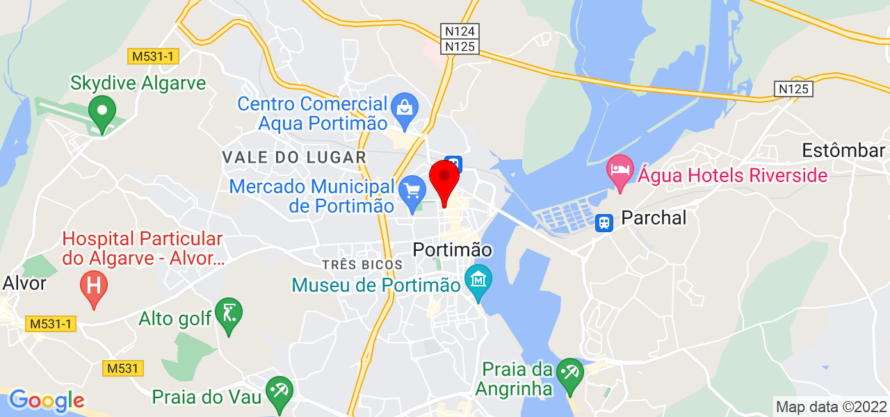 Fernanda Mazzoco - Faro - Portimão - Mapa
