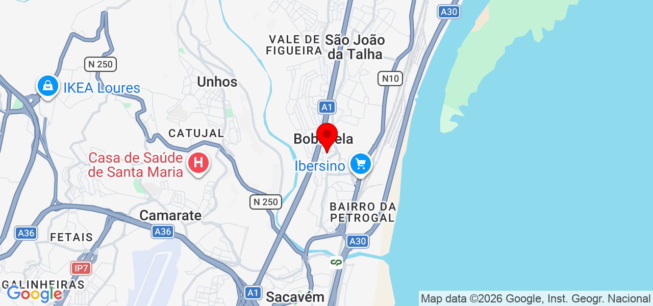 Marly Pareira - Lisboa - Loures - Mapa