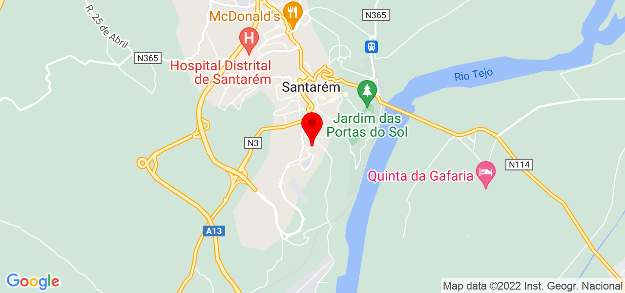 Graciliana - Santarém - Santarém - Mapa