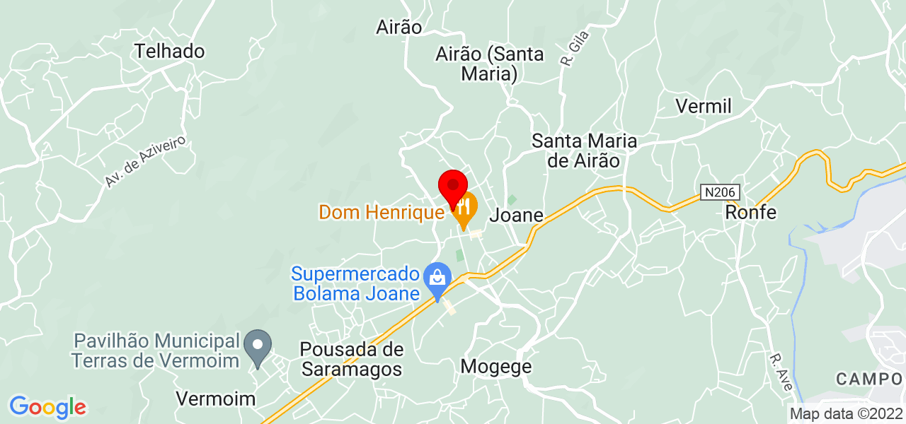 Tiago Soutinho - Braga - Vila Nova de Famalicão - Mapa