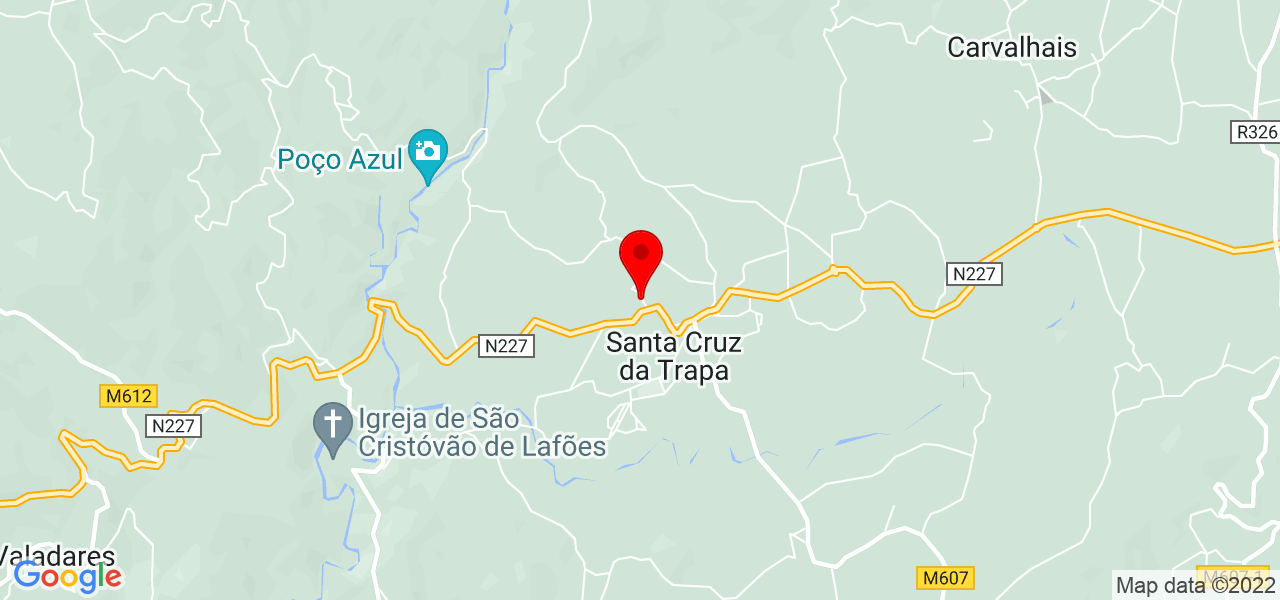 Andr&eacute; Meneses - Viseu - São Pedro do Sul - Mapa