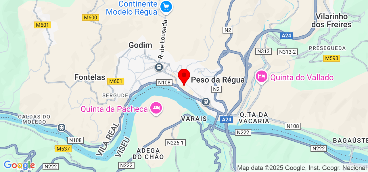 Mirella - Vila Real - Peso da Régua - Mapa