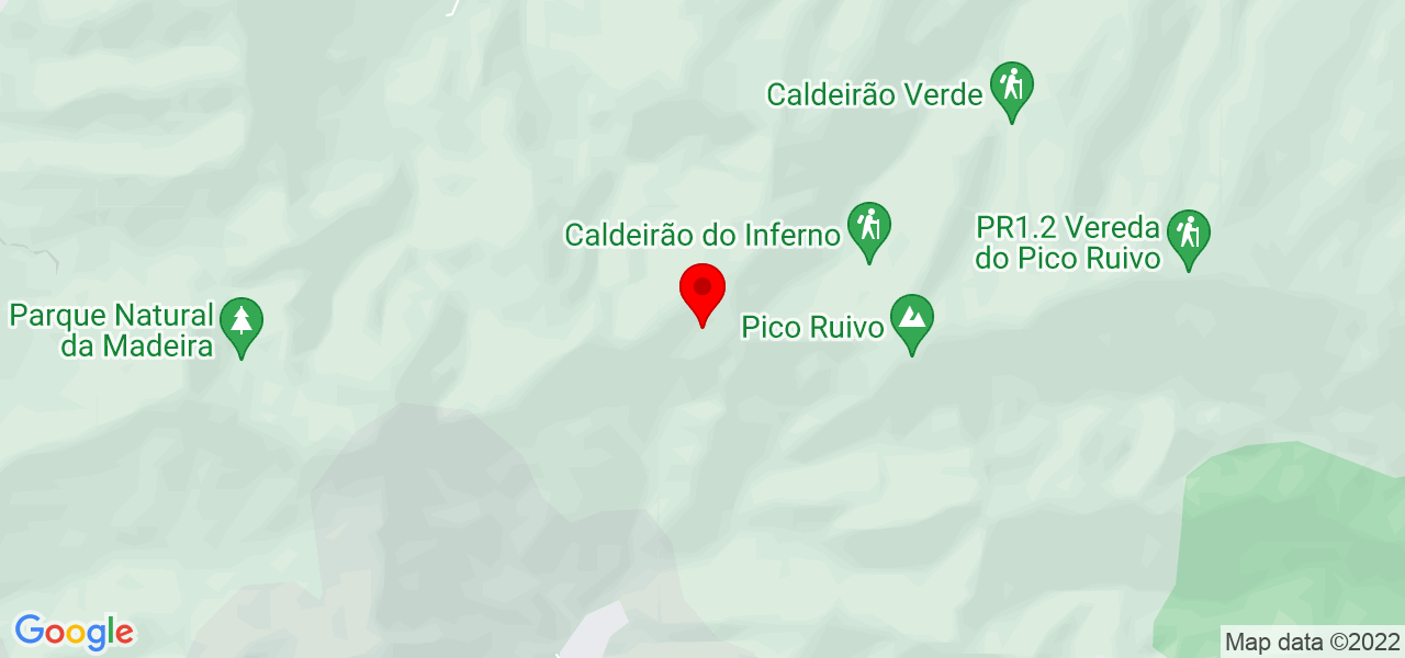 North Gardens - Madeira - São Vicente - Map