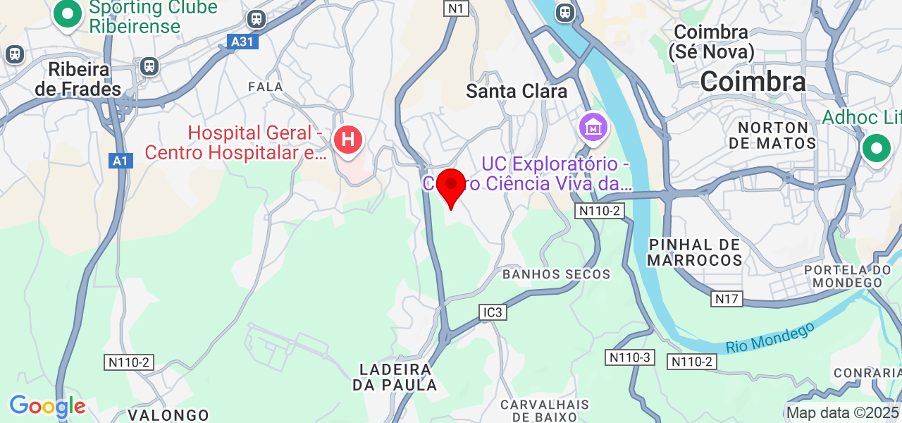 Soraia Vicente - Coimbra - Coimbra - Mapa