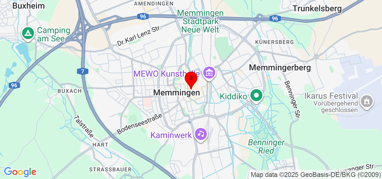 Maksym CHYRKA Import&Export - Bayern - Memmingen - Karte