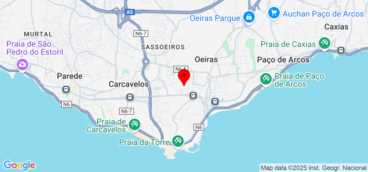 Francisco Lacerda - Lisboa - Oeiras - Map