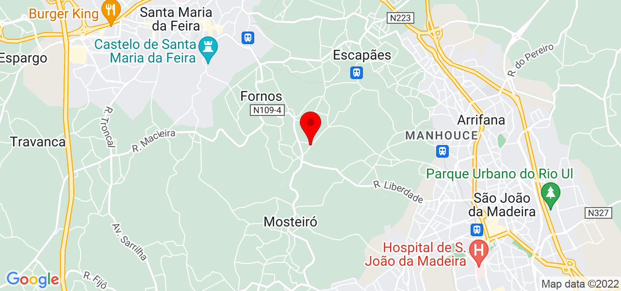 Oh S&aacute; Ferreira - Aveiro - Santa Maria da Feira - Mapa