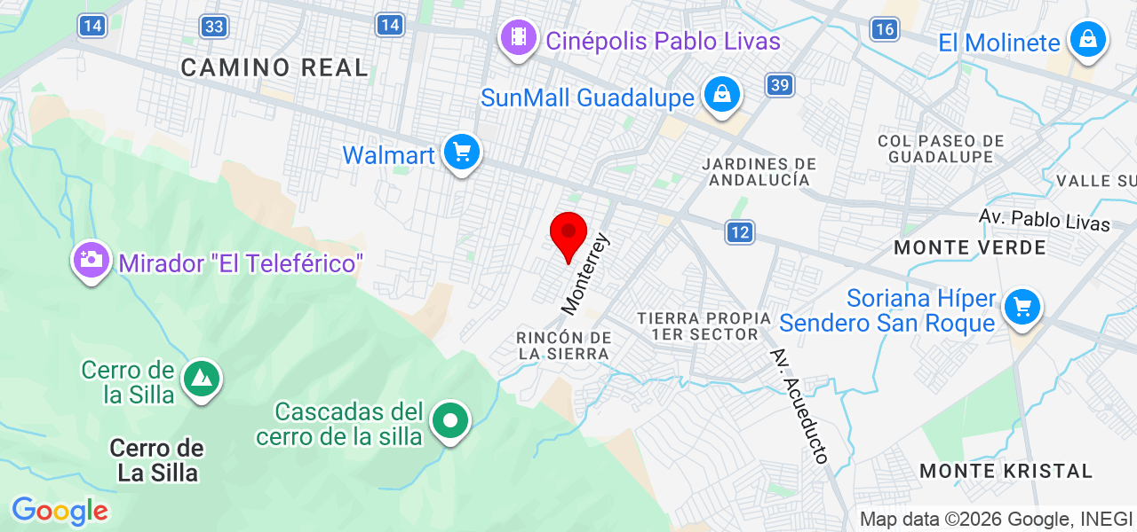 CENTRO DE HIPNOSIS CLINICA - Nuevo León - Guadalupe - Mapa