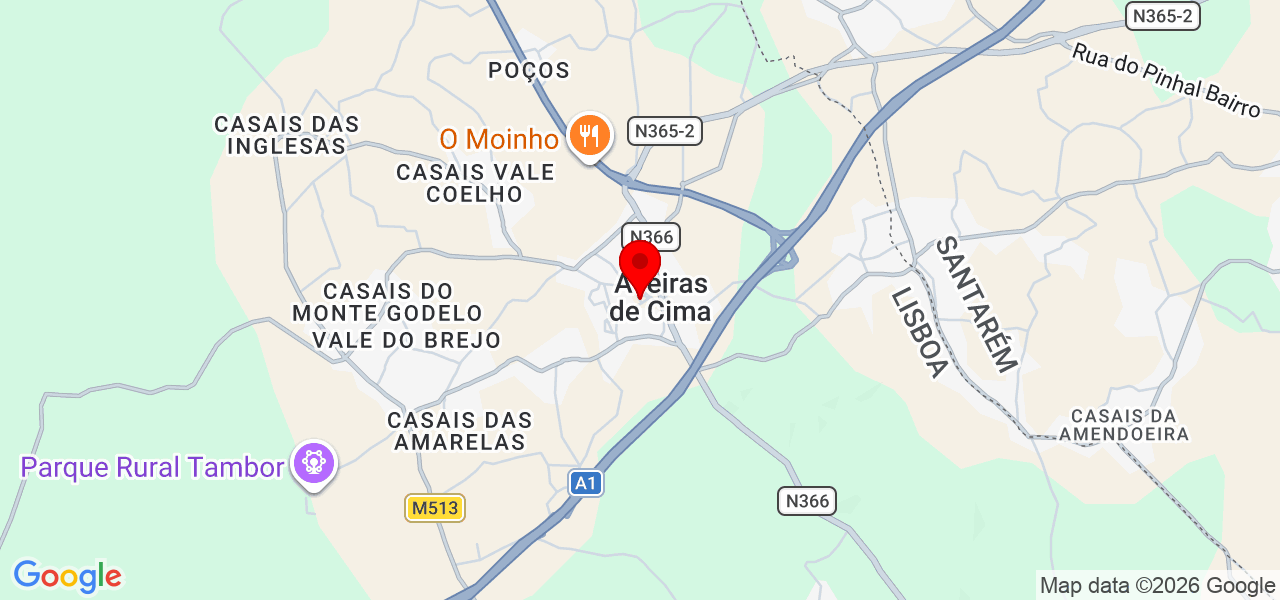 Gabrielle Andrade /petsitter - Lisboa - Azambuja - Mapa