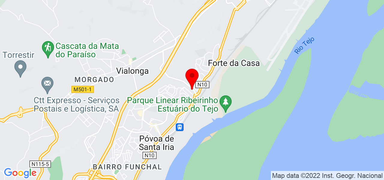 virgula pioneira lda - Lisboa - Vila Franca de Xira - Mapa