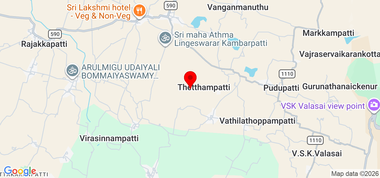 Korakkan - Dindigul - Dindigul - Map