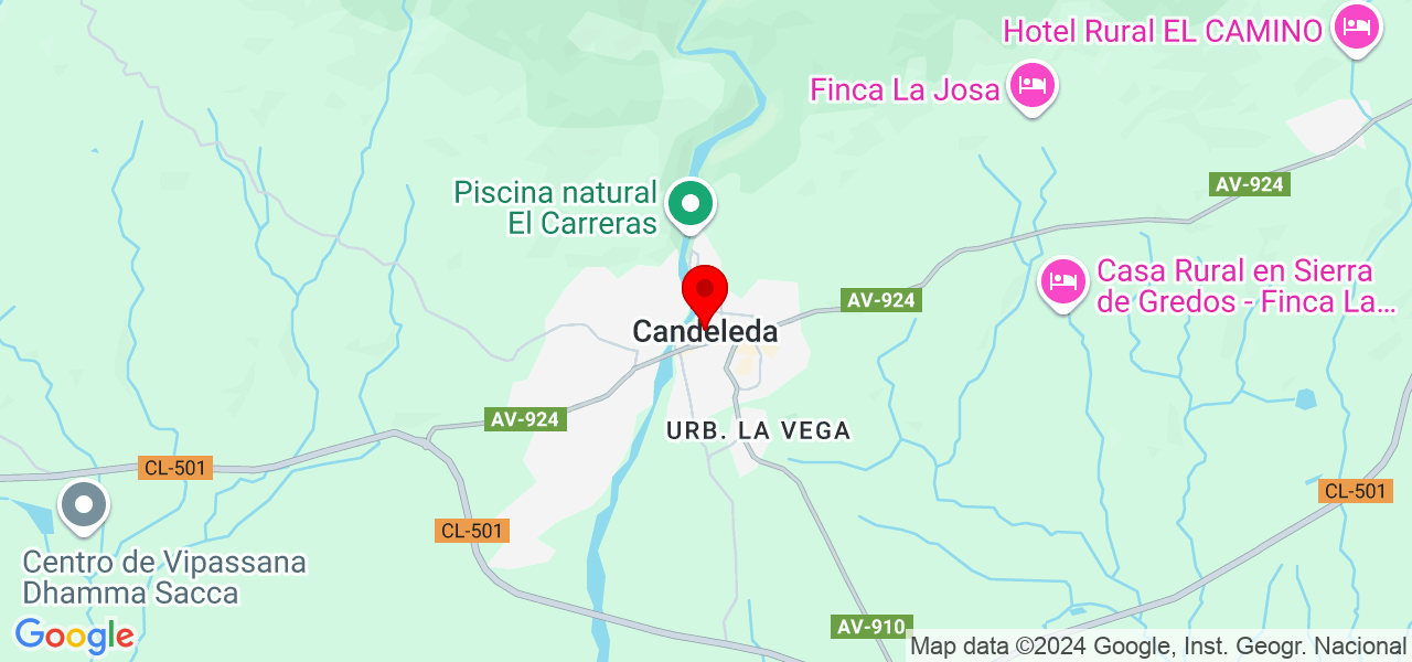 DEPAULA SERVICIOS - Castilla y León - Candeleda - Mapa