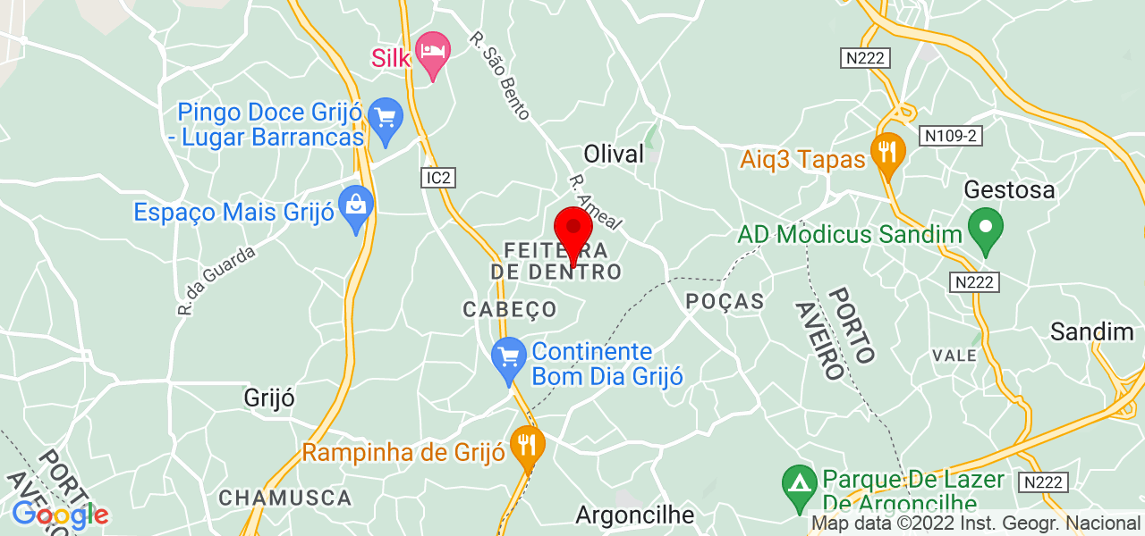 Diana C. - Porto - Vila Nova de Gaia - Mapa