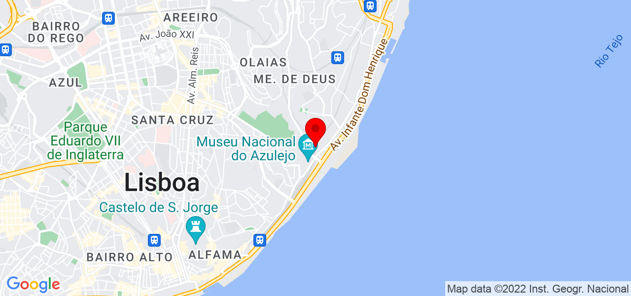 C&aacute;tia Sim&otilde;es - Lisboa - Lisboa - Mapa