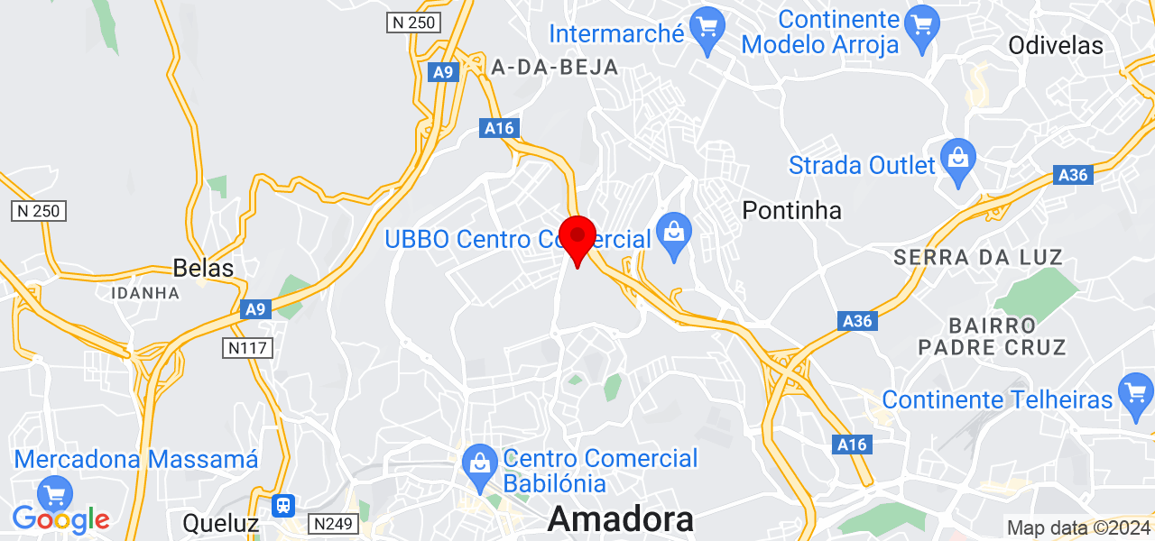 T&eacute;cnica de laborat&oacute;rio - Lisboa - Amadora - Mapa