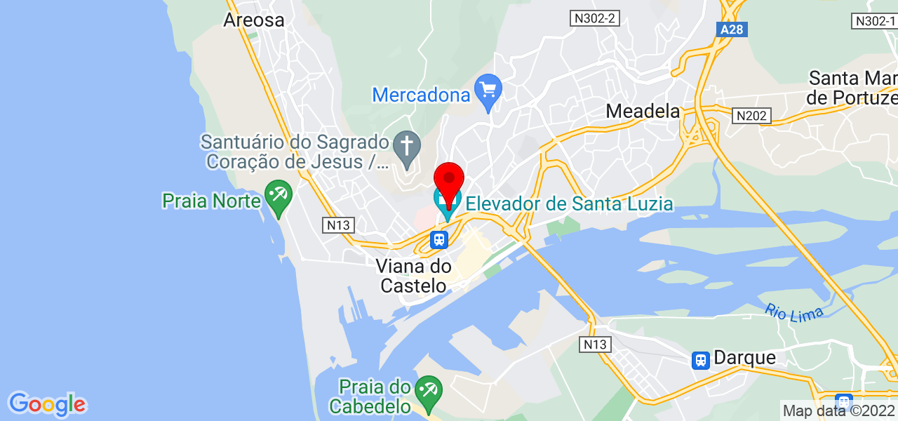 Hugo Viana - Viana do Castelo - Viana do Castelo - Mapa