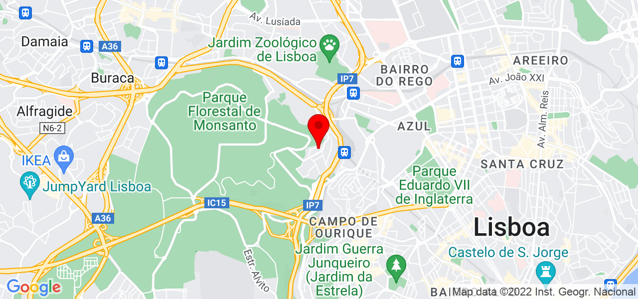 Ant&oacute;nio Franco - Lisboa - Lisboa - Mapa
