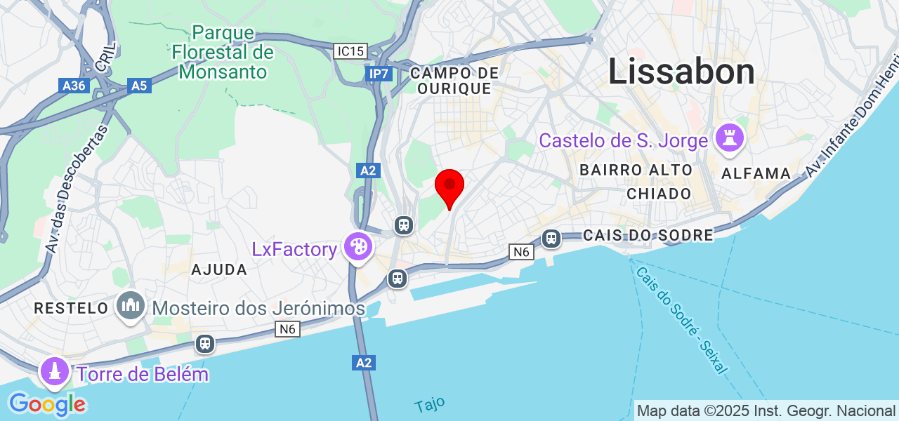 Pilar - Lisboa - Lisboa - Mapa