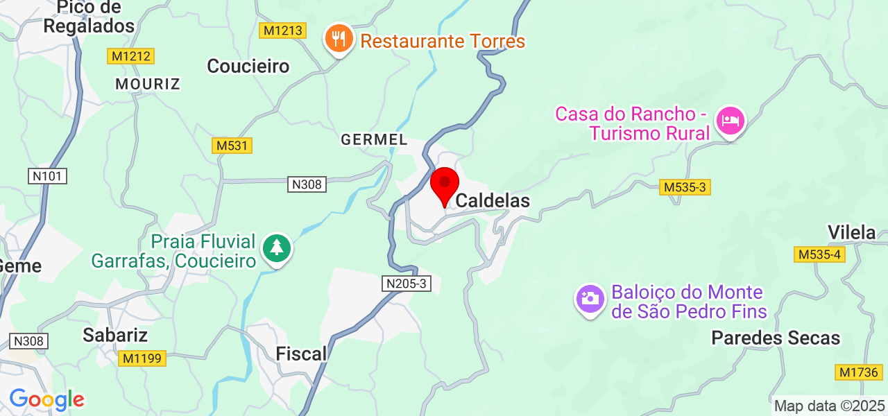 Manuel - Braga - Amares - Map