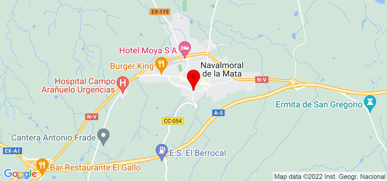 Jose ibarra - Extremadura - Navalmoral de la Mata - Mapa