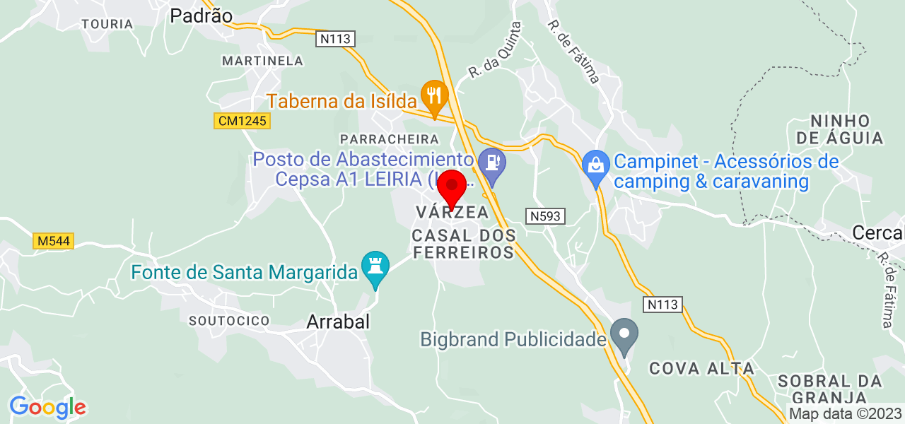Dani Carvalho - Leiria - Leiria - Mapa
