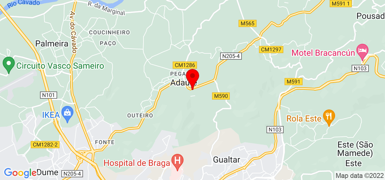 Jorge silva - Braga - Braga - Mapa