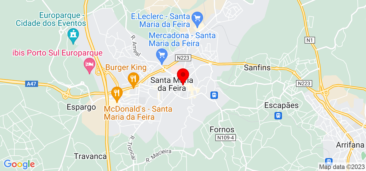 Diana Resende | Personal Organizer - Aveiro - Santa Maria da Feira - Mapa