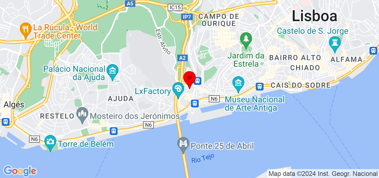 Jefter Pinto - Lisboa - Lisboa - Mapa