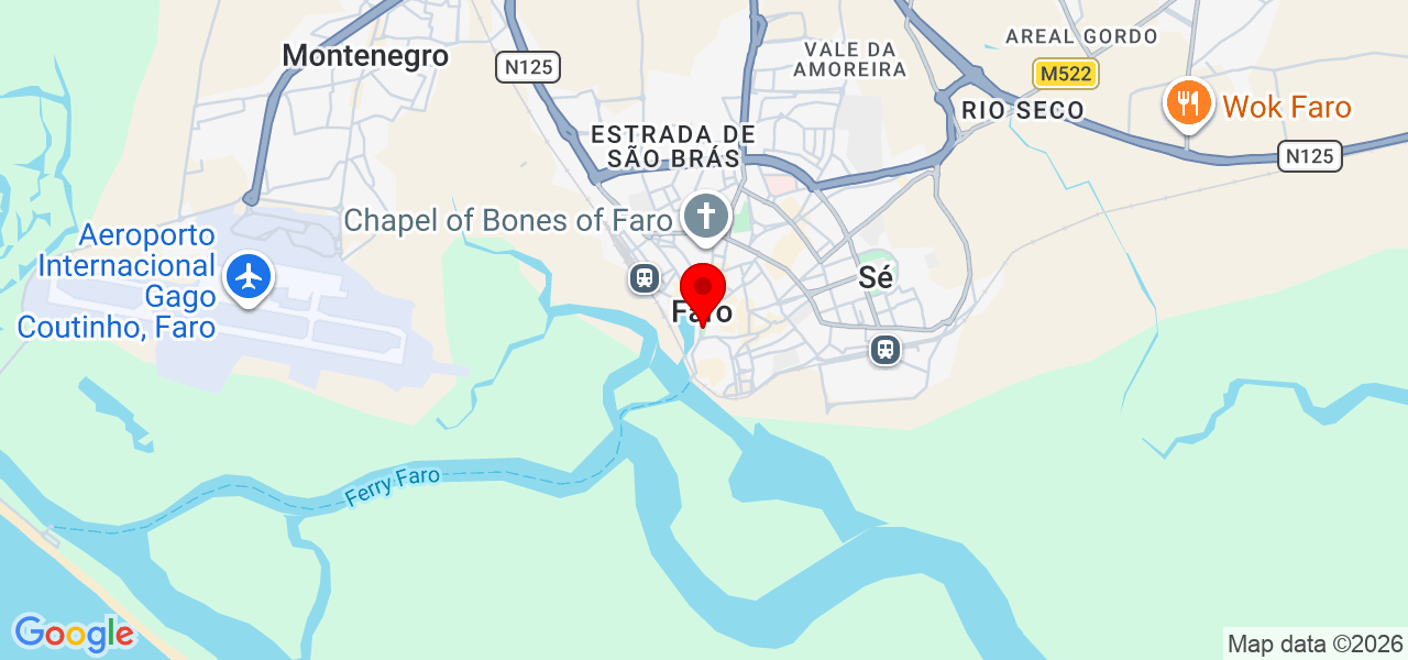 Raquel Marques - Faro - Lagos - Mapa