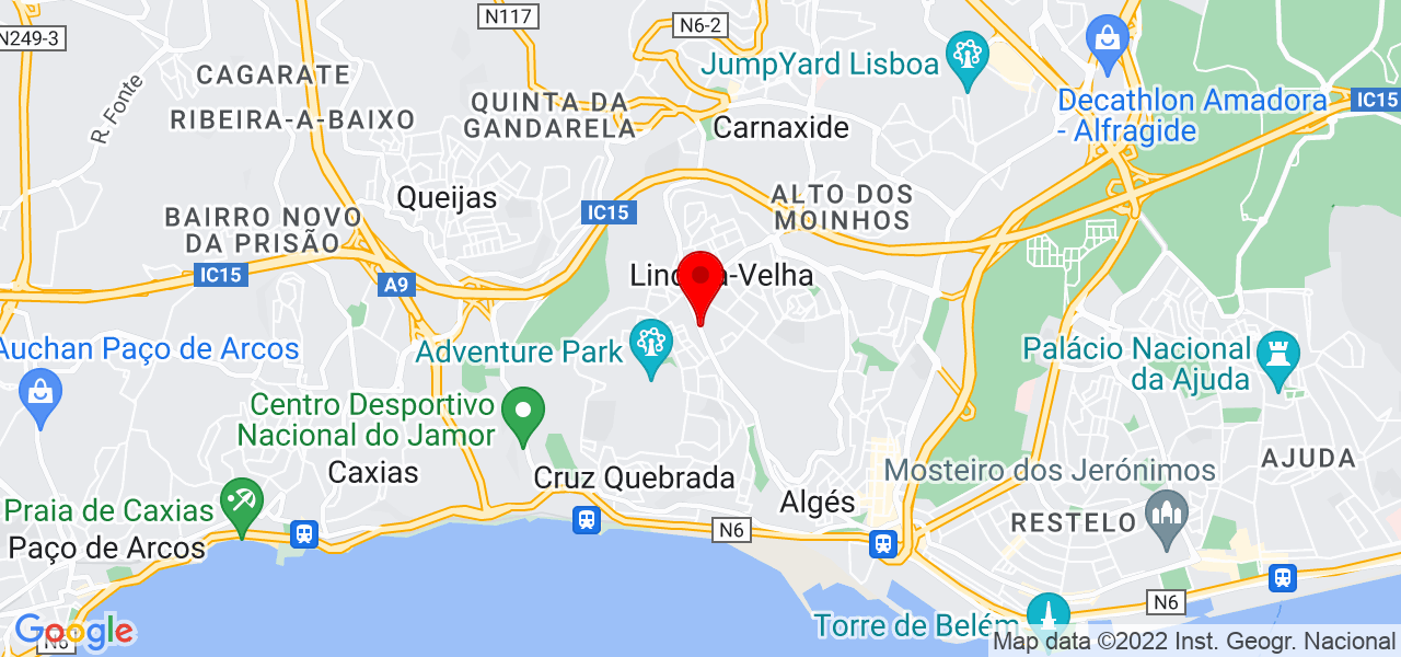 Tiago Rolin - Lisboa - Oeiras - Mapa