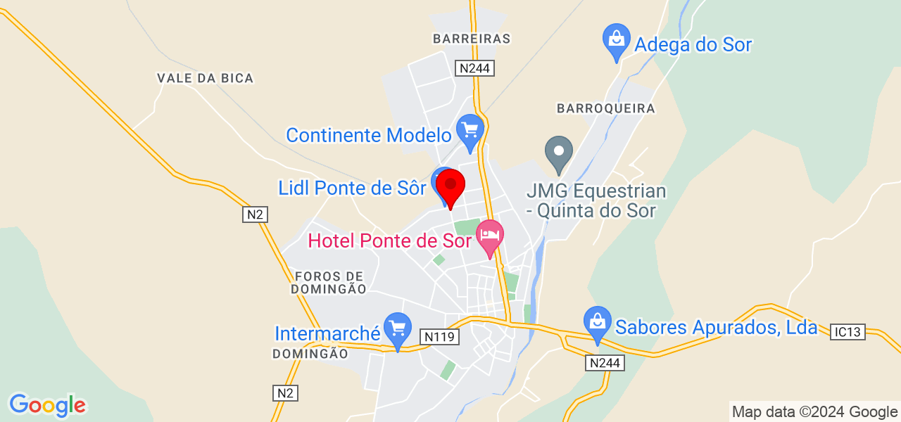 Pedro - Portalegre - Ponte de Sor - Mapa