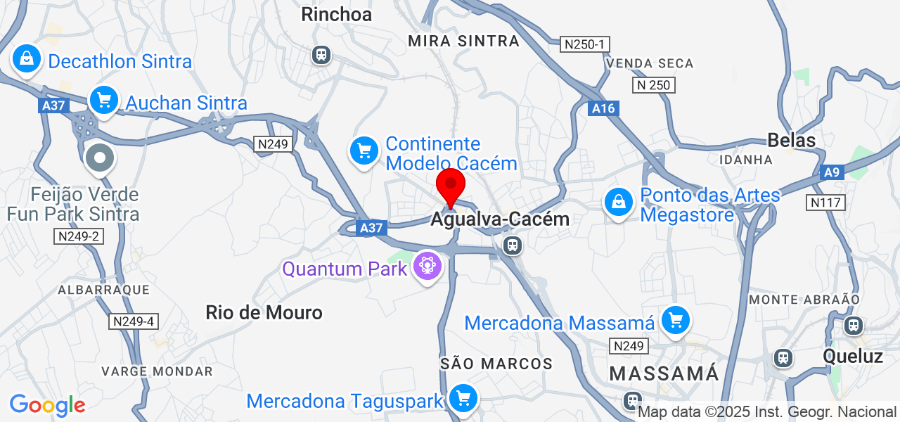 Miranda manutenção - Lisboa - Sintra - Map