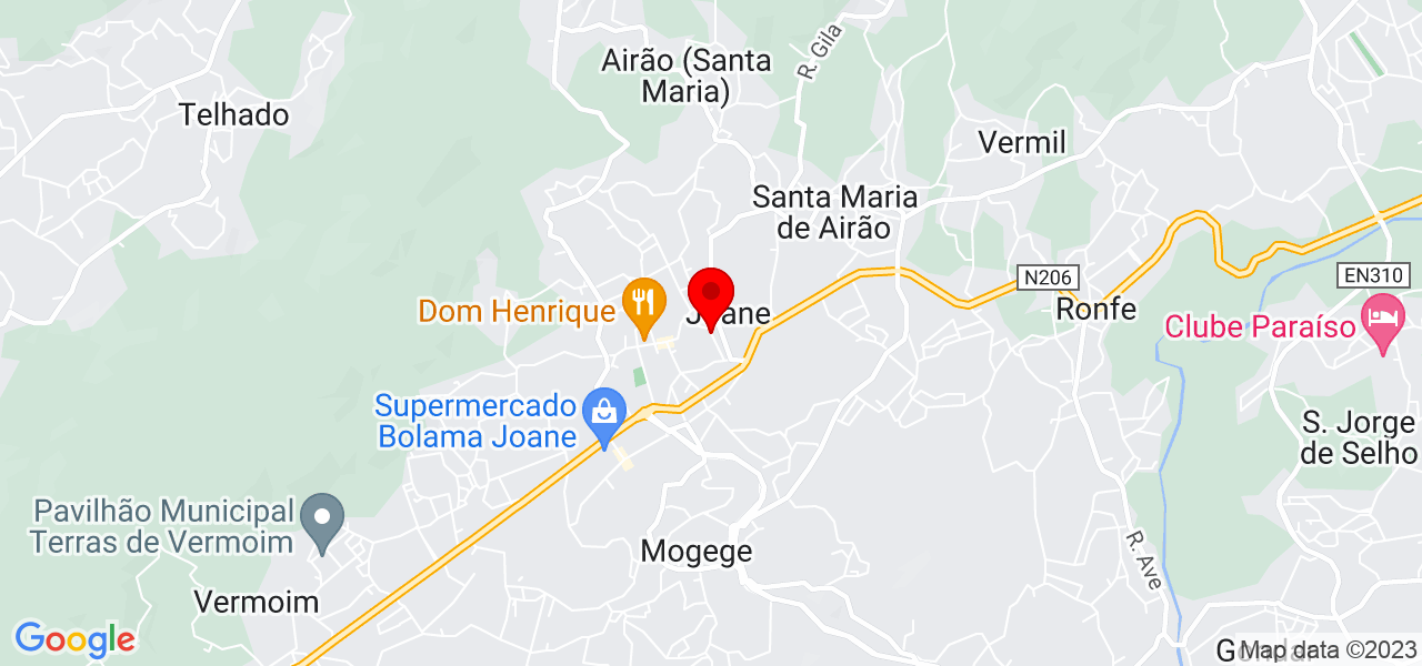 Vale Aventura - Braga - Vila Nova de Famalicão - Mapa