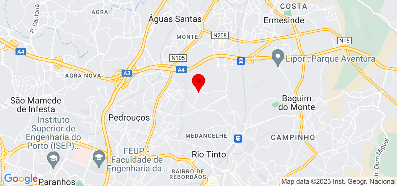 Jéssica Moreira - Porto - Gondomar - Map