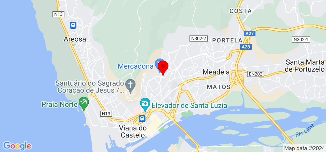 Rogerio - Viana do Castelo - Viana do Castelo - Mapa