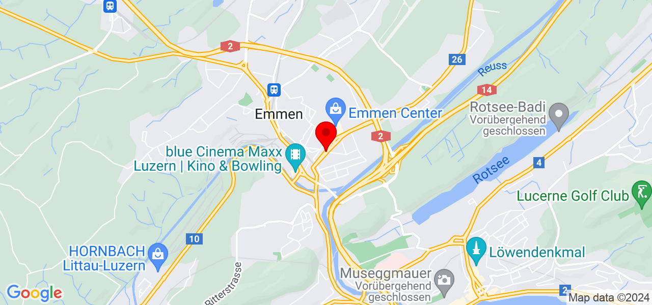 Andiwu - Luzern - Emmen - Karte