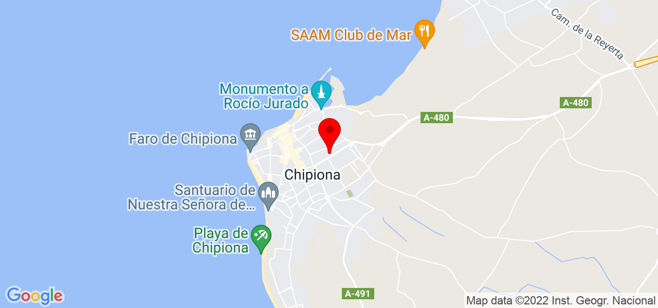 Maria de la o - Andalucía - Chipiona - Mapa