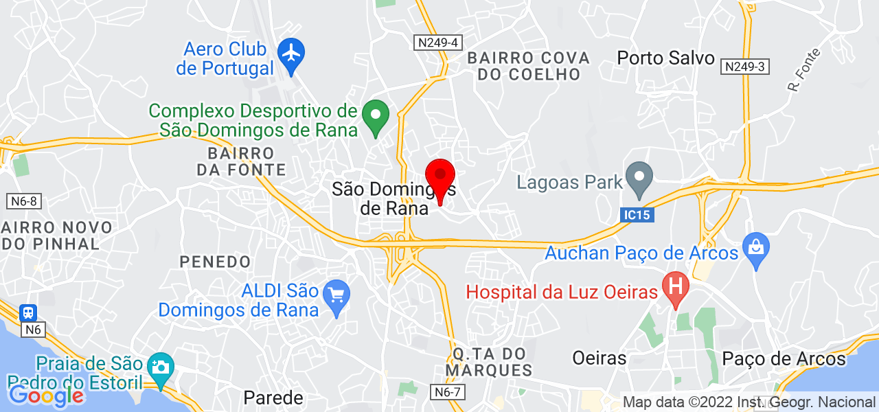 Paulo Vicente - Lisboa - Cascais - Mapa