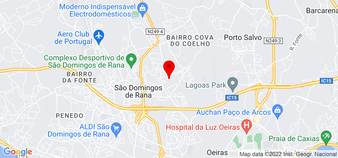 Mafs Santos - Lisboa - Cascais - Mapa