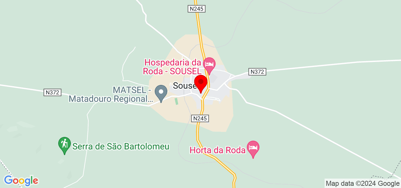 S&eacute;rgio nobre - Portalegre - Sousel - Mapa